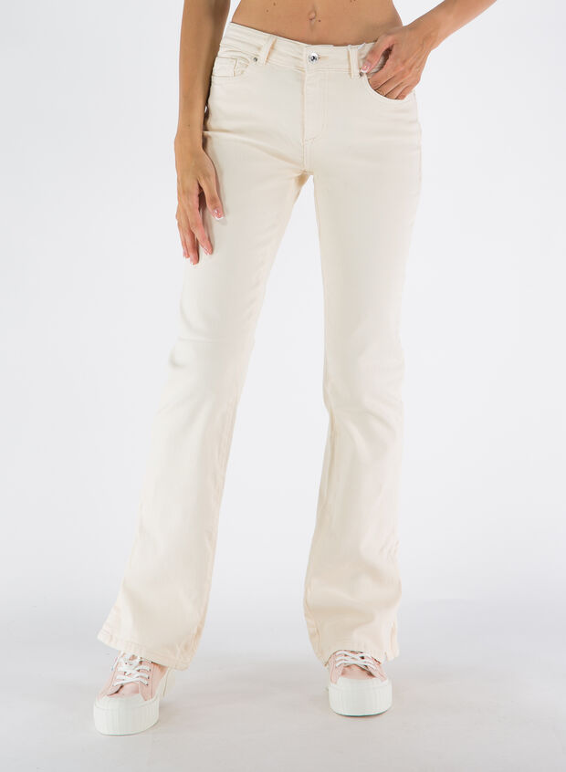 JEANS HUSH ZAMPETTA, ECRU, large