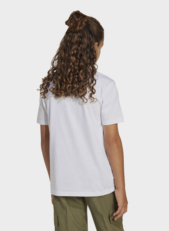 T-SHIRT MICRO LOGO RAGAZZO, - WHT, medium