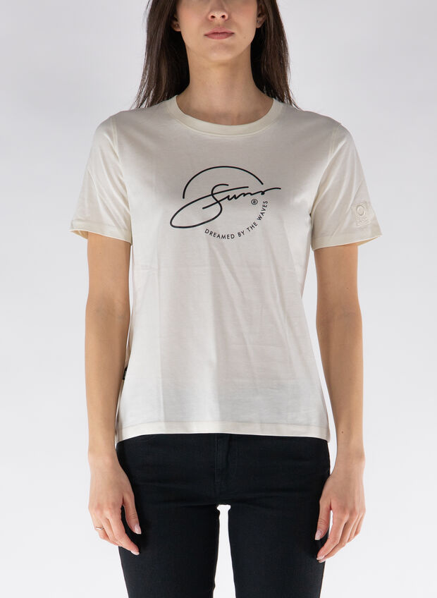 T-SHIRT MELISSA, OFF WHITE, large