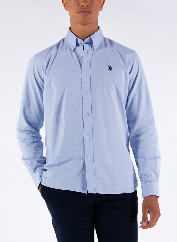 U.S. POLO ASSN. CAMICIA OXFORD Azzurro, Nero Uomo | Sport85