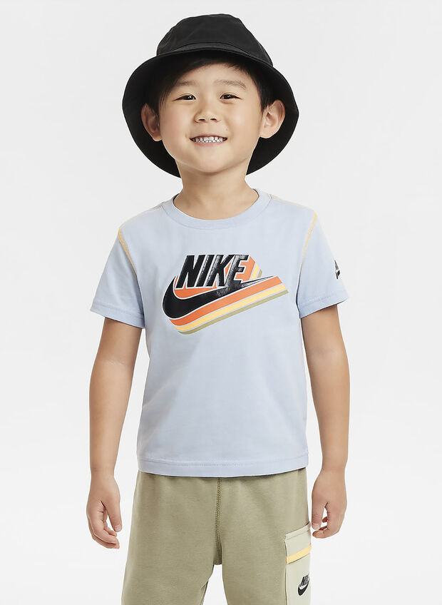 COMPLETO T-SHIRT + SHORTS REIMAGINE BAMBINO, EDR OLIVE CEL, large