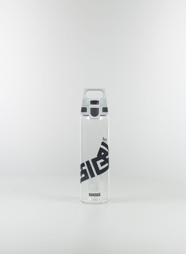 WATER BOTTLE TOTAL CLEAR ONE BLUE 0.75 L, ANTRACITE, large