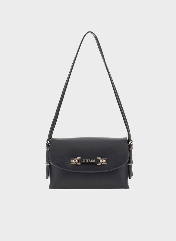 BORSA A SPALLA LEFIA, BLA BLK, medium