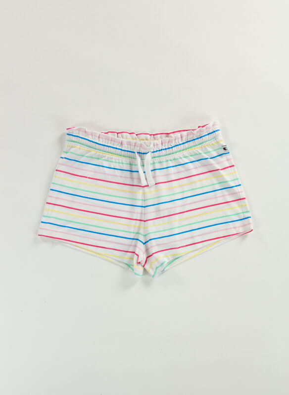 SHORT STRIPE AMERICAN CLASSICS RAGAZZA, WL002 WHT, medium