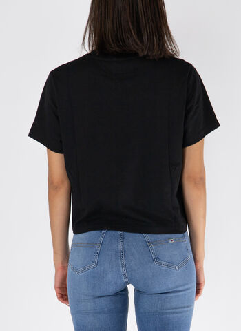 T-SHIRT CROP LOGO, BDS BLK, small
