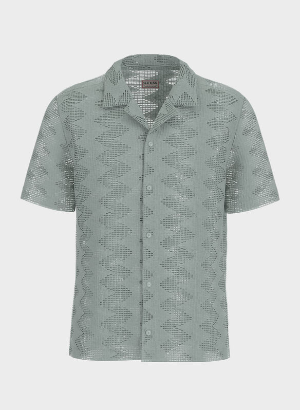 CAMICIA TRAFORATA, A834 SALVIA, medium