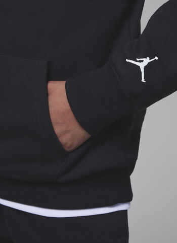 FELPA JORDAN CON CAPPUCCIO RAGAZZO, 023 BLK, small