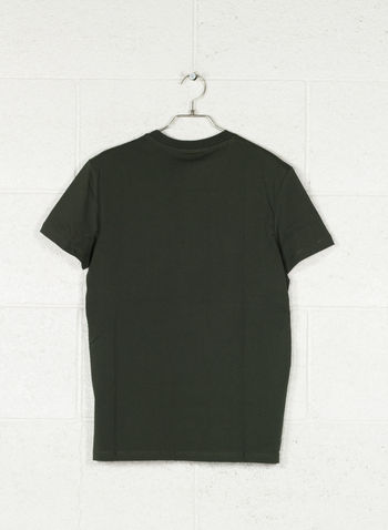 T-SHIRT LOGO, ARMY GREEN, small