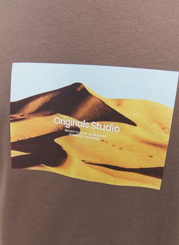 T-SHIRT SHORTSLEEVE ORIGINAL STUDIO, DEEP TAUPE FANGO, small