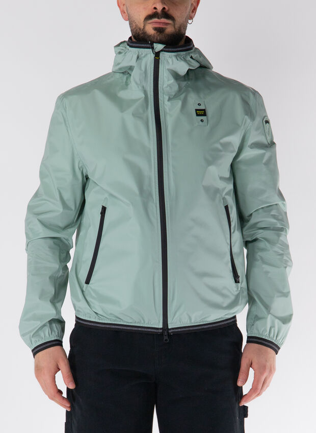 GIACCA A VENTO NASTRATA FARRIN, 736 MENTA, large