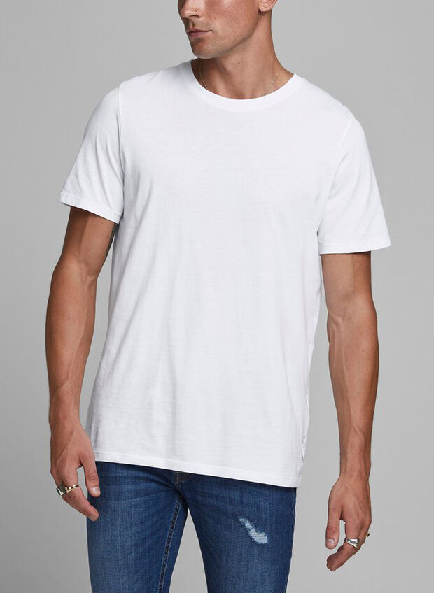 T-SHIRT O-NECK IN COTONE BIOLOGICO, , large