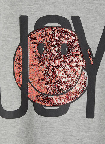 T-SHIRT HAPPY RAGAZZA, GREY, small