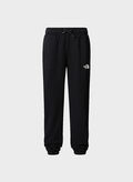 PANTALONE SIMPLE MICRO LOGO RAGAZZO, BLK, thumb