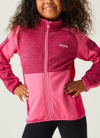 FELPA HIGHTON III FULL ZIP FLEECE JUNIOR, L51 FUXIA, small