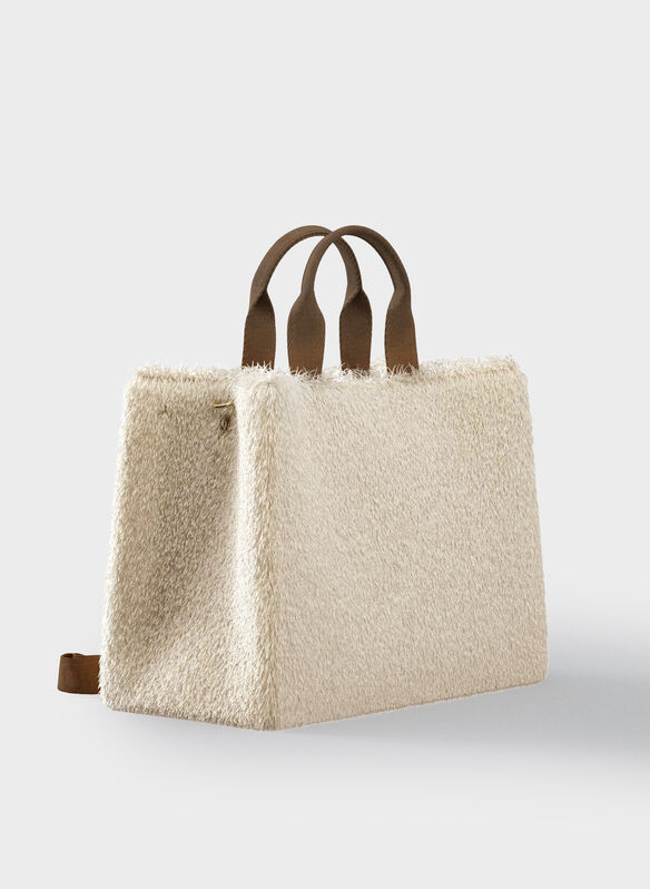 BORSA SHOPPER ECOMONTONE, 00192 BURRO, medium
