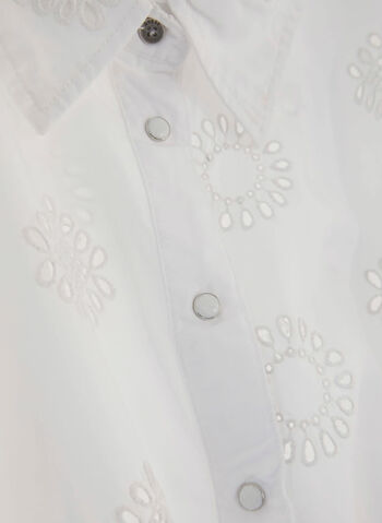 CAMICIA IN PIZZO SANGALLO, G011 WHT, small