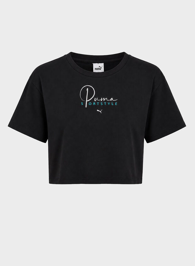 T-SHIRT BTS GRAPHIC RAGAZZA, 01 BLK, large
