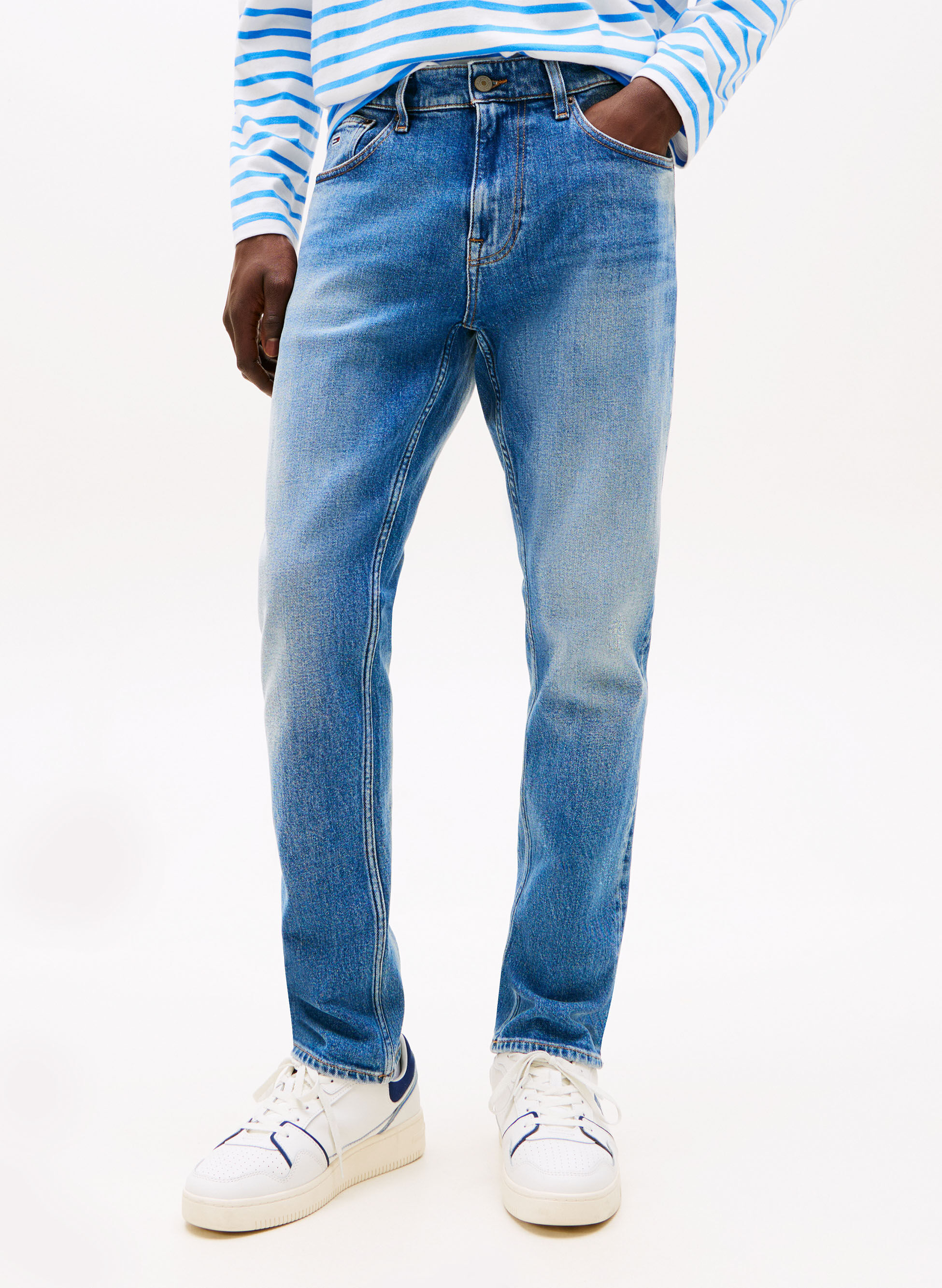 JEANS AUSTIN SLIM FIT AFFUSOLATI SBIADITI 33-32