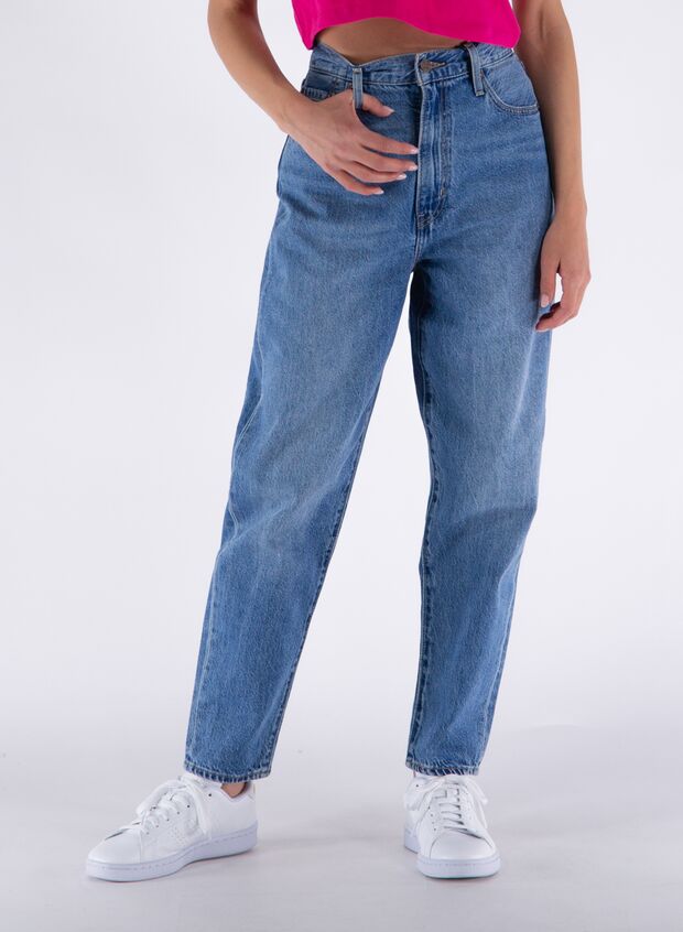 JEANS AFFUSOLATI HIGH LOOSE, 0012MEDIO, large