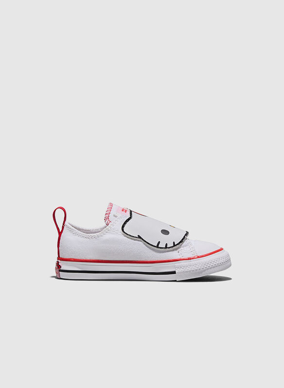 SCARPA HELLO KITTY AND FRIENDS CHUCK TAYLOR ALL STAR ONE STRAP BIMBA, 102 WHTRED, medium