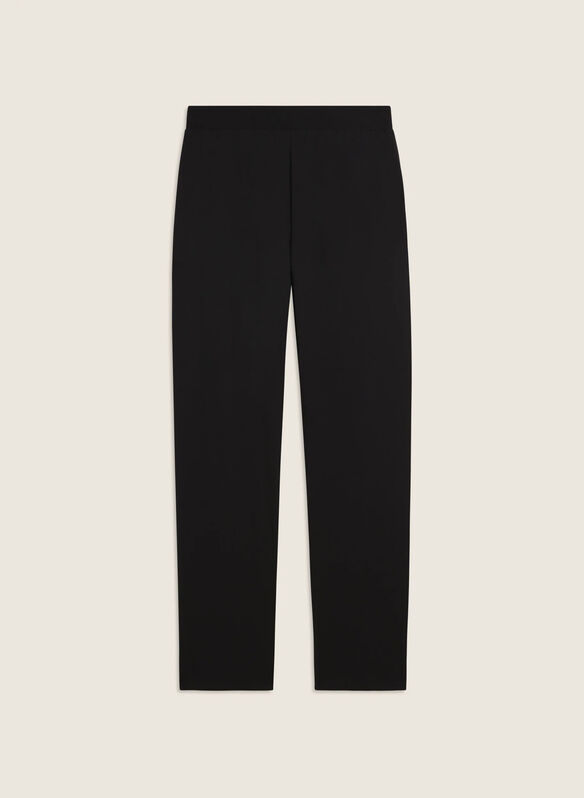 PANTALONE SPORTIVI CON GAMBA DRITTA E STRASS, N BLK, medium