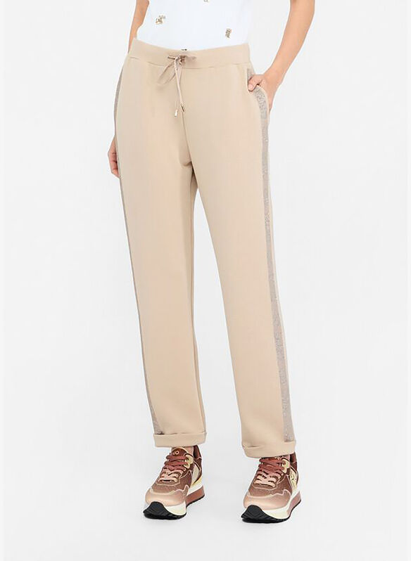 PANTALONE JOGGING IN SCUBA, 60906 CHAMPAGNE, medium