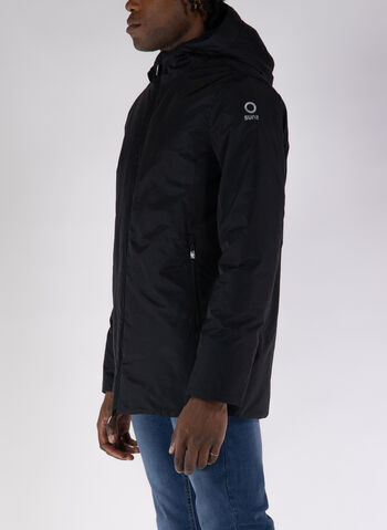 GIACCA CAPE SOFT IN PILE, BLACK, small