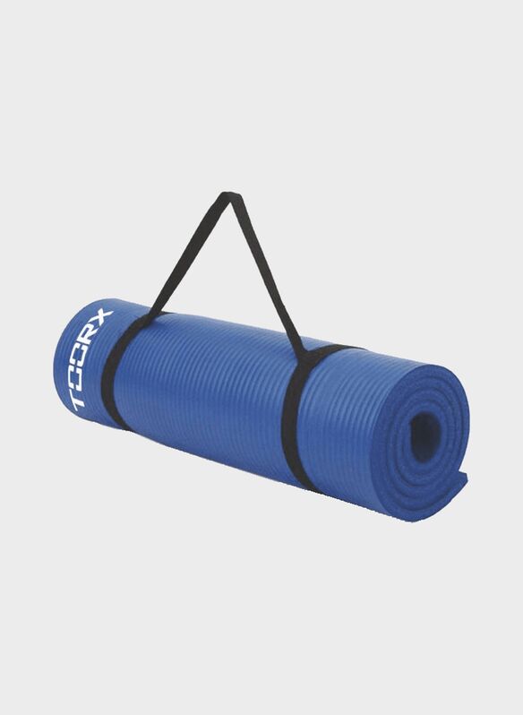 MATERASSINO FITNESS CON MANIGLIA, - BLU, medium