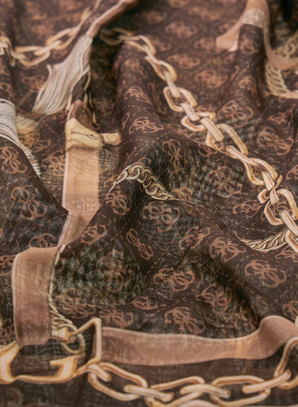 FOULARD FANTASIA, BRO BROWN, medium