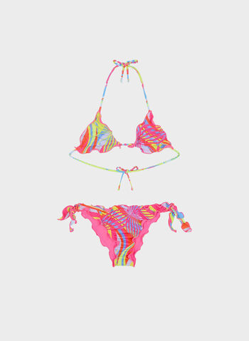 COSTUME BIKINI REGOLABILE BUTTERFLY, U FLUO, small