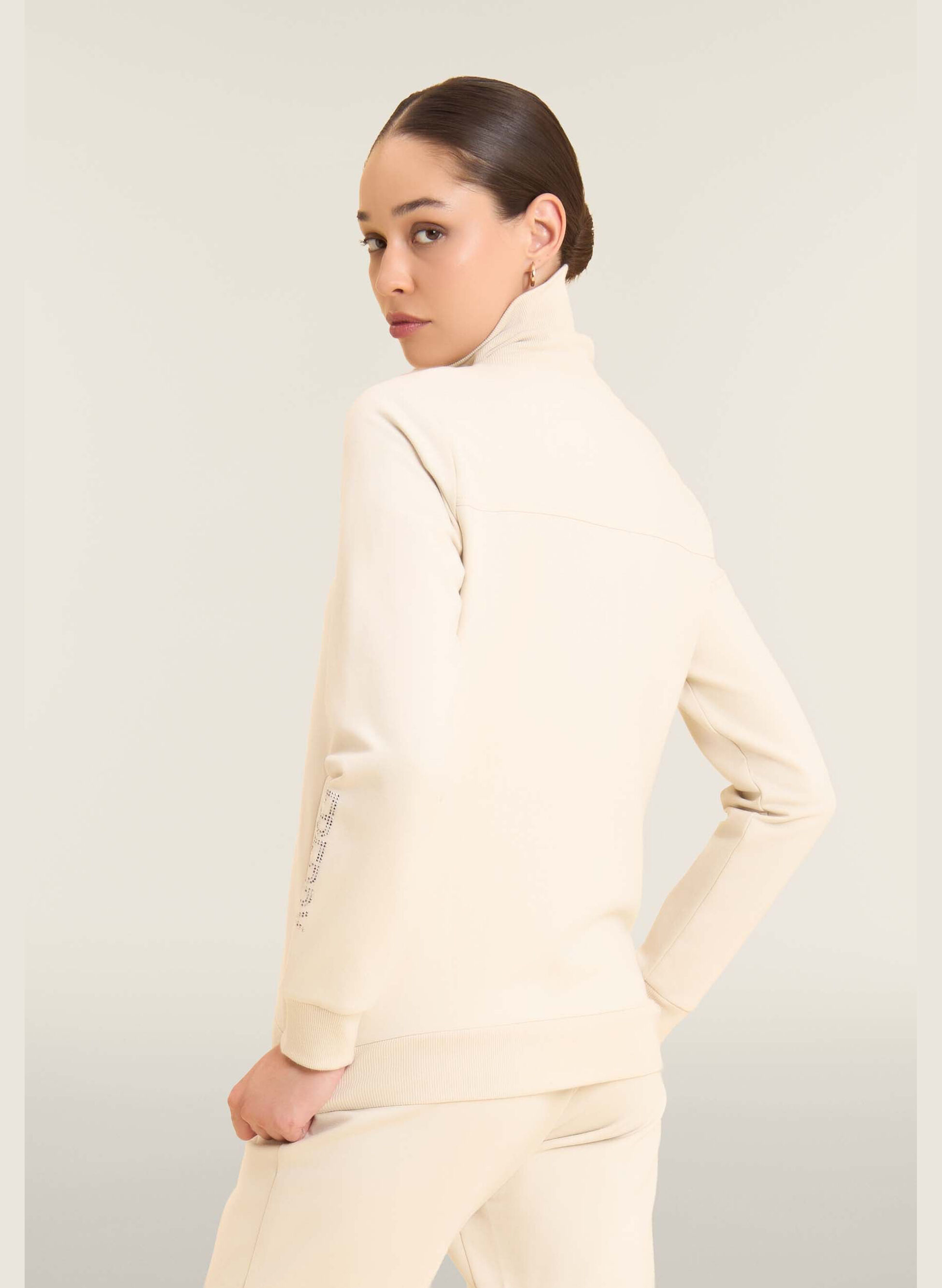 FREDDY FELPA FULL ZIP A COLLO ALTO