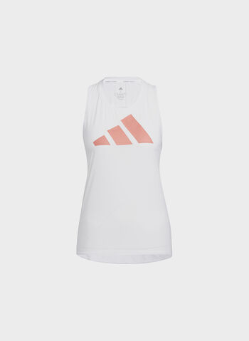 CANOTTA 3-STRIPES LOGO PRIMEGREEN, UNI WHTPINK, small