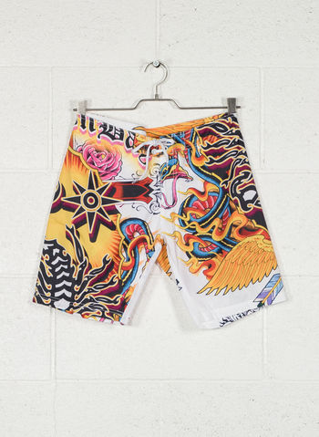 BOARDSHORT FANTASIA ARROW, 33WHTMULTICOLOR, small