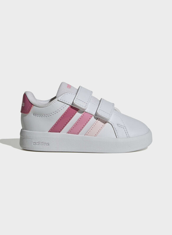 SCARPA GRAND COURT 3.0 VELCRO BIMBA, - WHTFUXPINK, medium