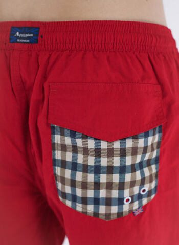 COSTUME BOXER POCKET CHECK, 13 RED, small
