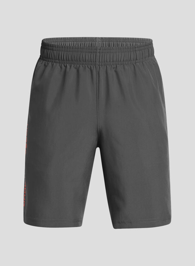 SHORT TECH WOVEN RAGAZZO, 0026 GREYRED, large