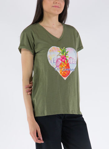T-SHIRT FIAMMATA SCOLLO V STAMPATA, , small