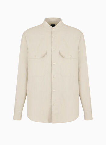 CAMICIA A MANICHE LUNGHE, 17AD SABBIA, small