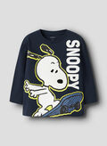 T-SHIRT SNOOPY BAMBINO, NAVY BLAZER, thumb