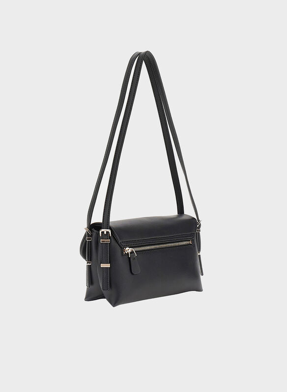 BORSA A SPALLA LEFIA, BLA BLK, medium