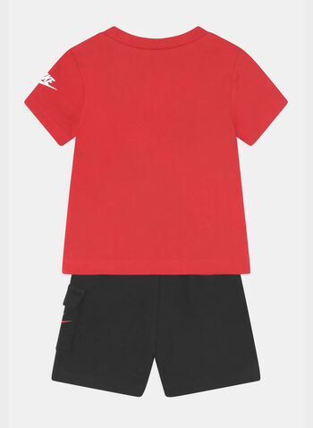 COMPLETO T-SHIRT + SHORT NSW BAMBINO, 023 BLKRED, small