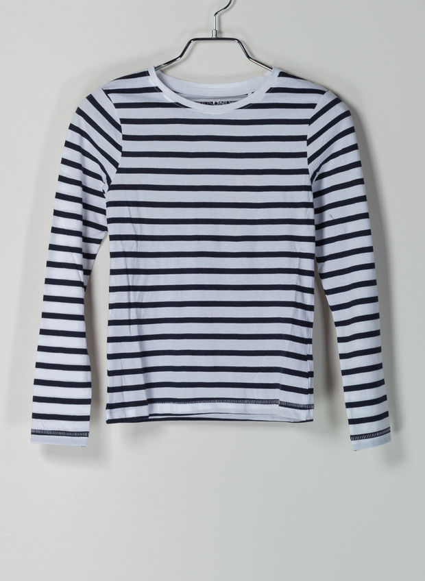 T-SHIRT NOOS RIGATA RAGAZZA, NIGHTSKY, large