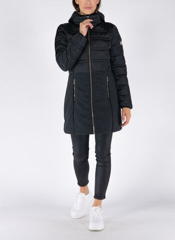 GIUBBOTTO CON CAPPUCCIO, 0801 BLK, small