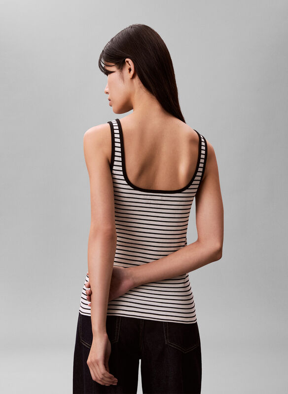 CANOTTA A COSTINE CON SCOLLO ROTONDO, XDY PANNABLK, medium