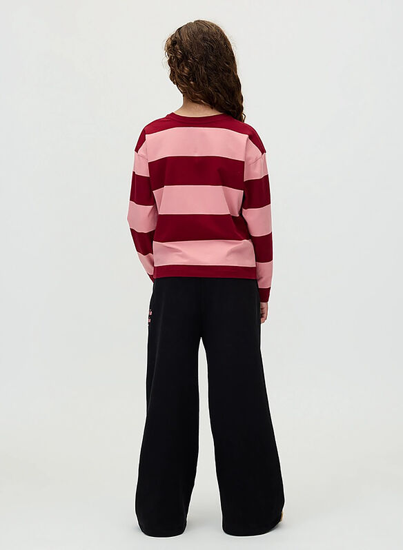 PANTALONE PINTUCK RAGAZZA, BEH BLK, medium