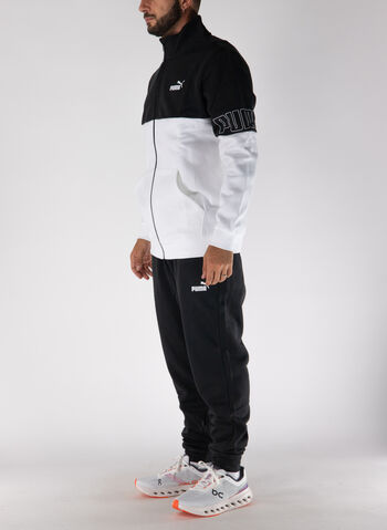 TUTA FULL ZIP ESS COLORBLOCK, 02 WHTBLK, small