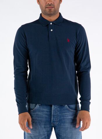 POLO A MANICHE LUNGHE CLASSIC, , small