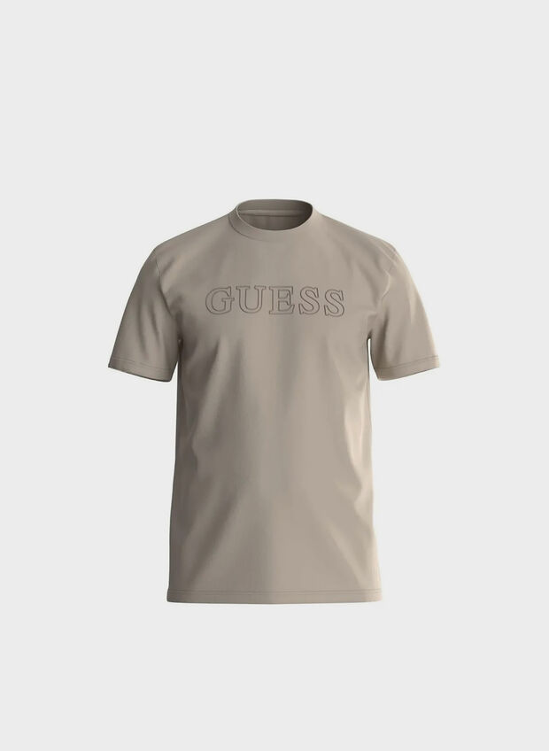 T-SHIRT LOGO FRONTALE, G9D0 SABBIA, large