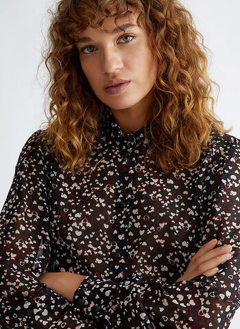 CAMICIA CON STAMPA CUORI, Q9836 BLKRED, small