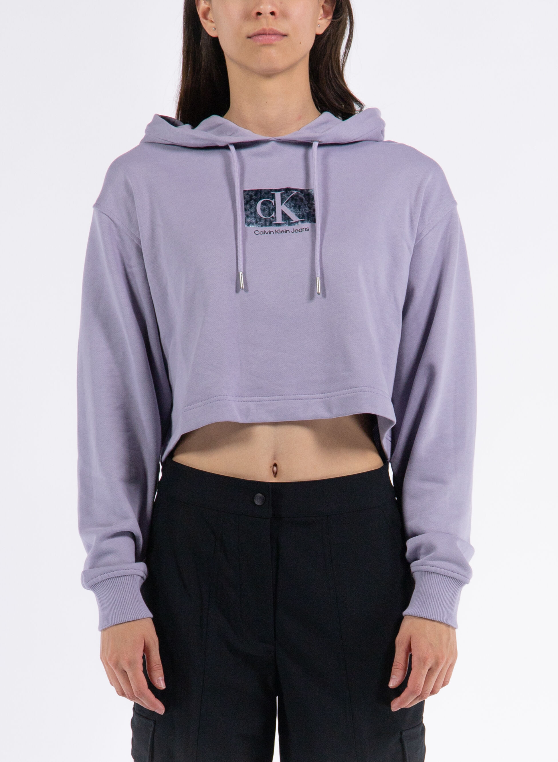 CALVIN KLEIN JEANS FELPA CROP LOGO